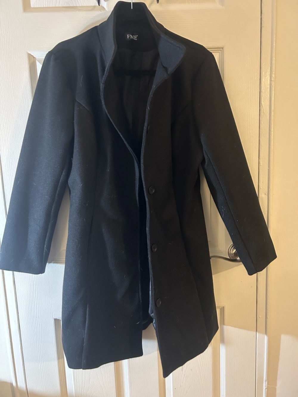 FME Makeover Essentials Women's Black Tailored Coat